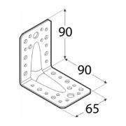 Coltar Metalic Ranforsat 90x90x65x2.5 KP1